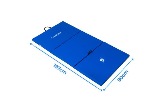 Матрац гімнастичний THUNDER MG-03, 197 х 90 х 5 см, синій (MG-03-BLUE) | Зображення 2