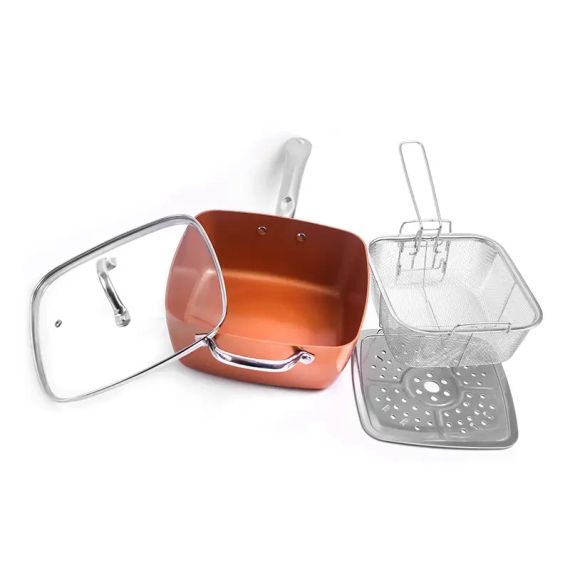 Сковорідка з фритюрницею Square PAN Ampowar 24 см | Зображення 2