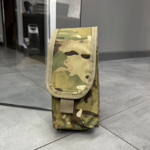 Підсумок закритого типу під 2 магазини АК/М16 з системою Моллі, Мультикам, Cordura 1000D, WINTAC, підсумок під ріжок | Зображення 5