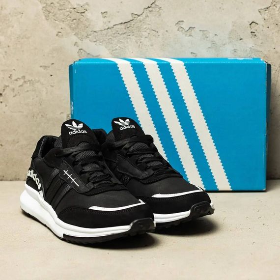 Кросівки шкіряні  Adidas колір чорний, білий | Зображення 5