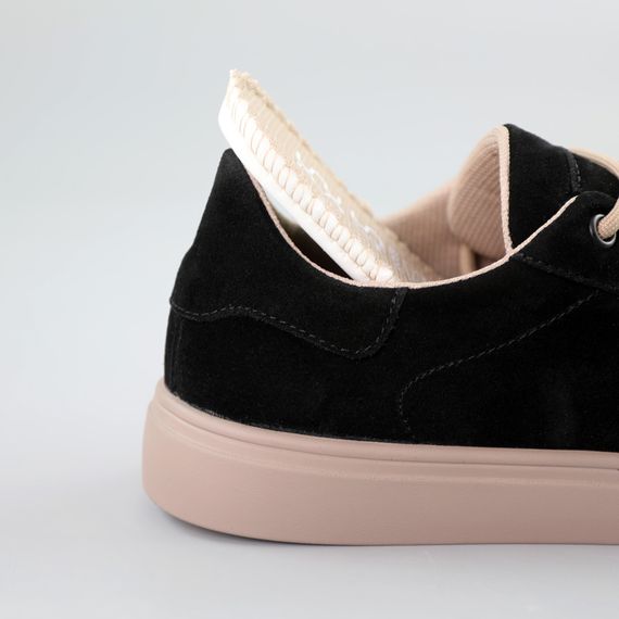 Кеди жіночі замшеві 591469 Чорні 36 37 38 39 40 41 | Зображення 6