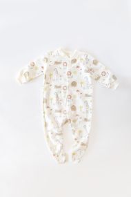 Чоловічок з начосом, 100% бавовна, принт Сафарі 74