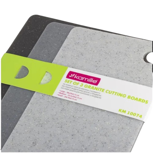 Набір дошок обробних (3шт.:38*29*0,15см, 33,5*24*0,15см, 29*19*0,15см) KAMILLE 10074 | Зображення 3