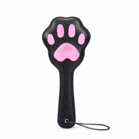 Паддл в виде кошачьей лапки Liebe Seele Round Paddle Black/Pink Sex Aura