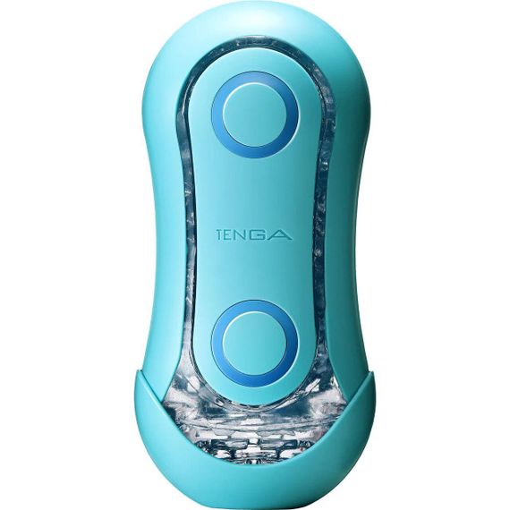 Мастурбатор Tenga Flip Orb — Ocean Blue, з можливістю зміни тиску та стимулювальними кульками всередині Sex Aura