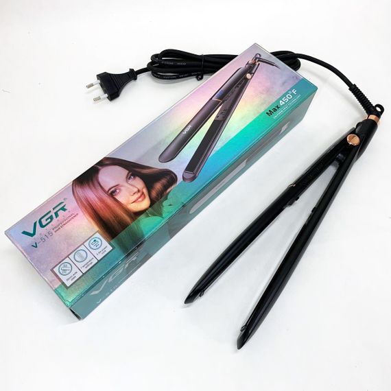 Утюжок-выпрямитель мощный VGR, Утюжок для волос узкий, Утюжок для ухода за волосами RP-72 | Зображення 4