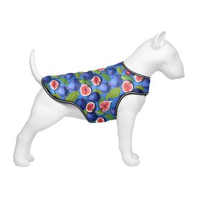 Курточка-накидка для собак WAUDOG Clothes, малюнок "Інжир", XL, А 47 см, B 68-80 см, С 42-52 см
