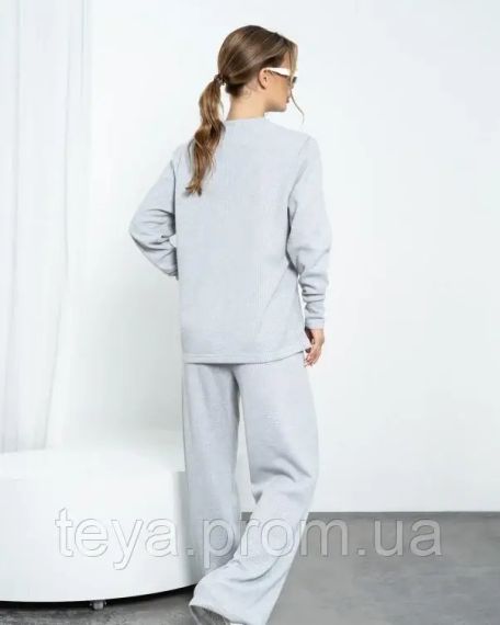Спортивный костюм для женщин цвет серый размеры S, M, L, XL FI_008596 | Зображення 2