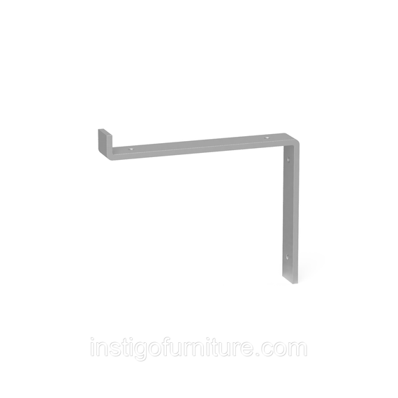Кронштейн для полиці з металу 206×30mm, H=175мм Сірий