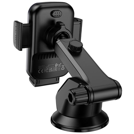 Автотримач з БЗП Borofone BH222 Leading 15W (center console) Black / Metal gray | Зображення 2