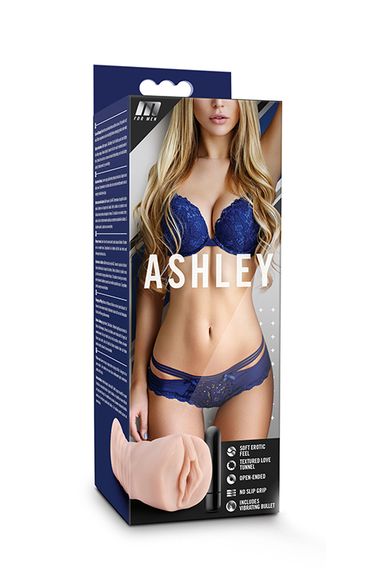 Мастурбатор-вагіна з вібрацією M FOR MEN ASHLEY VANILLA | Зображення 1