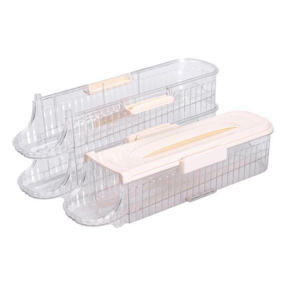 Лоток для яєць у холодильник на 3 яруси 32х10х18.5 см Бежевий HP-27-15 | Зображення 5