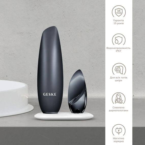 Бесконтактная магнитная пилинг-маска GESKE Touchless Magnetic Peeling Mask 5в1 starlight, Черный | Зображення 2