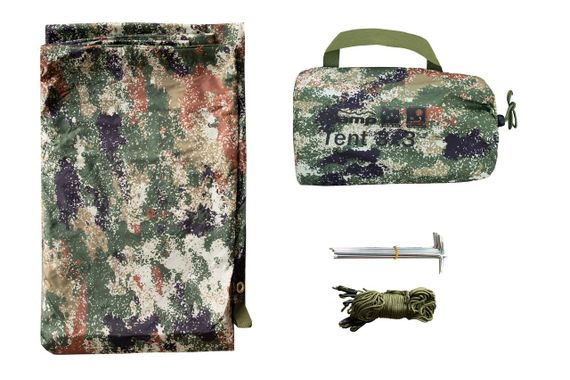 Тент туристичний Tramp Tent 3х3 camo, похідний тент-навіс камуфляж для риболовлі та полювання, водостійкий | Зображення 5