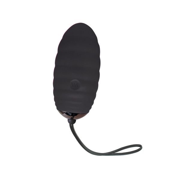 Віброяйце Adrien Lastic Ocean Breeze 2.0 Black з пультом ДУ для вагінальної стимуляції, 10 режимів вібрації, водостійке IPX4 | Зображення 1