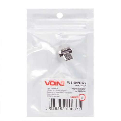 Адаптер для магнітного кабелю VOIN 6101M/6102M, Micro USB, 3А | Зображення 1