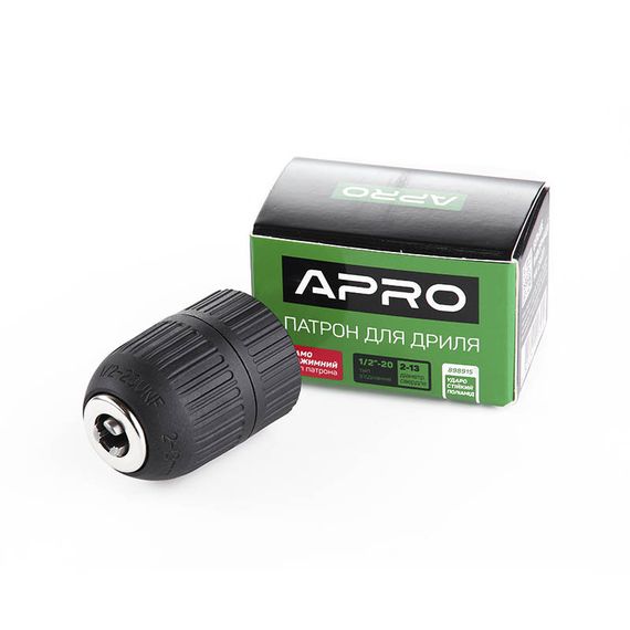 Патрон для дрели самозажимной 1/2-20, 2,0-13мм APRO | Зображення 1