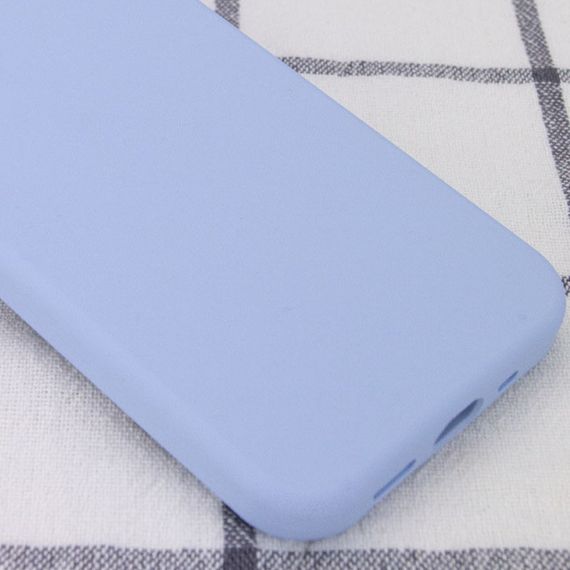 Чехол Silicone Case Full Protective (AA) NO LOGO для Apple iPhone 12 Pro Max (6.7") Голубой / Lilac Blue | Зображення 1