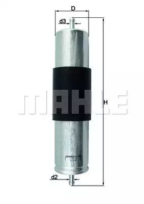 Фільтр паливний MAHLE/KNECHT BMW, MAHLE/KNECHT (KL473) | Зображення 1