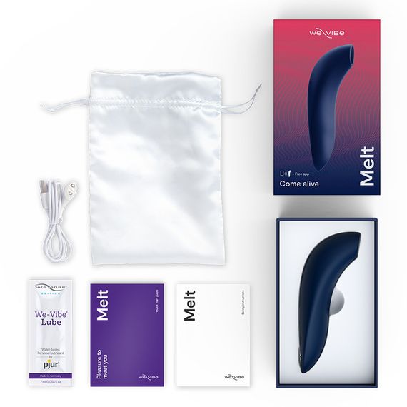 Вакуумний вібратор для пар We-Vibe MELT Blue Sex Aura | Зображення 7