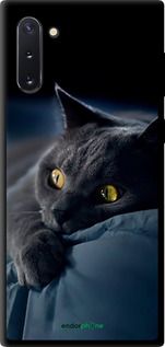 Чохол на Samsung Galaxy Note 10 Димчастий кіт "825b-1718-2448"