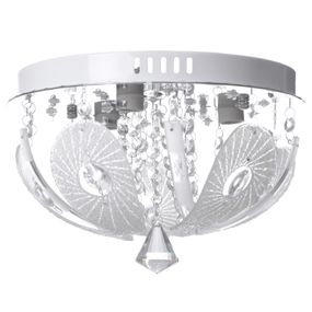 Люстра торт потолочная с пультом LED E14 60W RGB WH (BCL-650S/3)