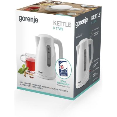 Електрочайник Gorenje K17WII | Зображення 4
