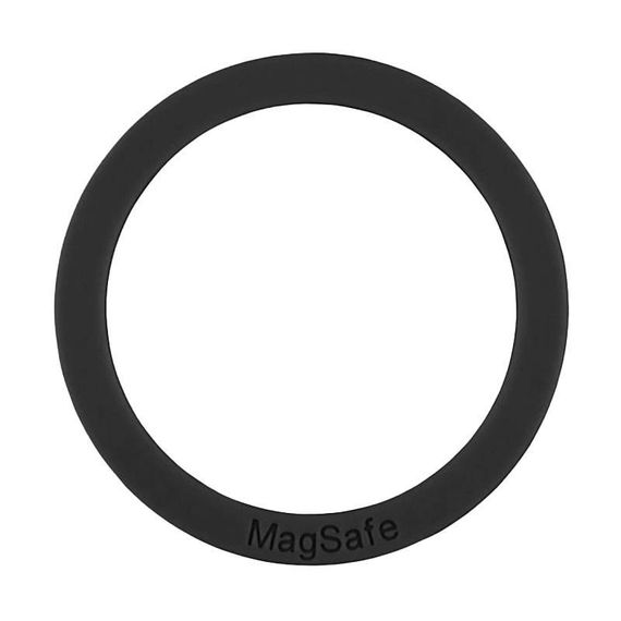 Металлическое кольцо Silicone MagSafe Black
