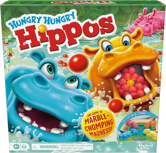 Настольная игра Голодные Бегемотики Оригинал Hasbro Gaming Hungry Hungry Hippos | Зображення 2