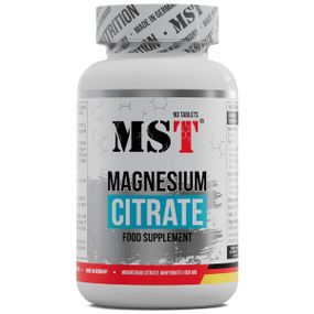 Микроэлемент Магний для спорта MST Nutrition Magnesium Citrate 200 mg 90 Tabs
