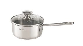 Ковш кухонный Con Brio CB-1002, 1 л, 14 см, из нержавеющей стали с крышкой, для всех типов плит