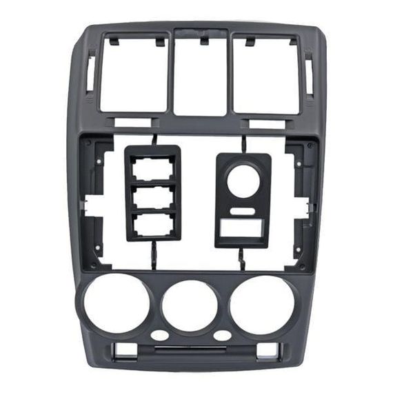 Перехідна рамка серії QIV QBR-F 0777-09 для Hyundai Getz 1【Right hand driver】2002-2011 серебро (F1) 9 дюймів