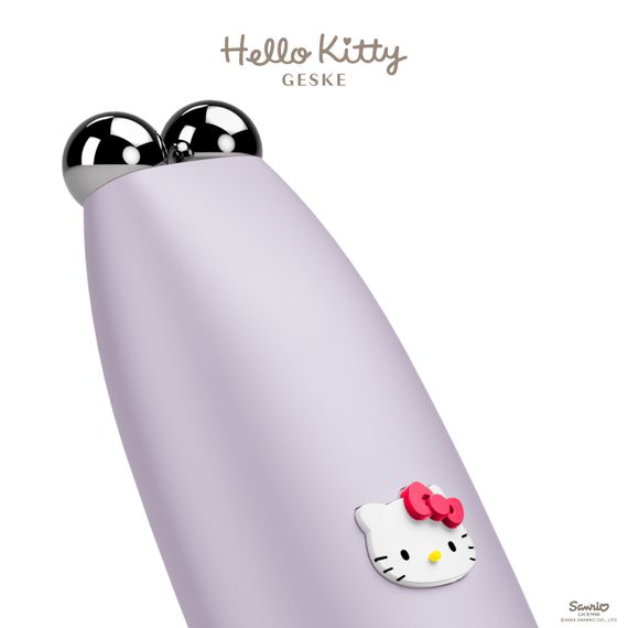 Мікрострумова ручка для підтяжки шкіри обличчя GESKE MicroCurrent Face-Lift Pen 6в1 by Hello Kitty purple | Зображення 4