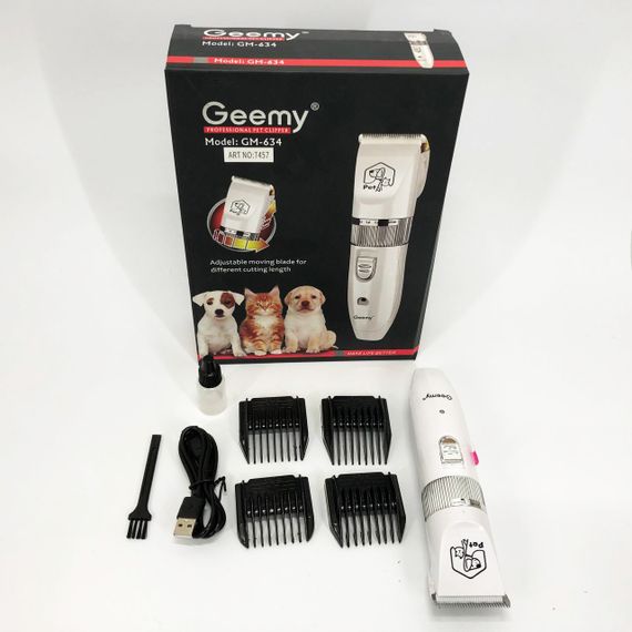 Машинка Gemei GM-634 для стрижки тварин машинка для грумінгу | Зображення 4