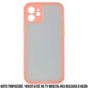 Чохол для Realme C3 (Сканер) (Протиударний з рожевими бортиками) ( PP040003 )