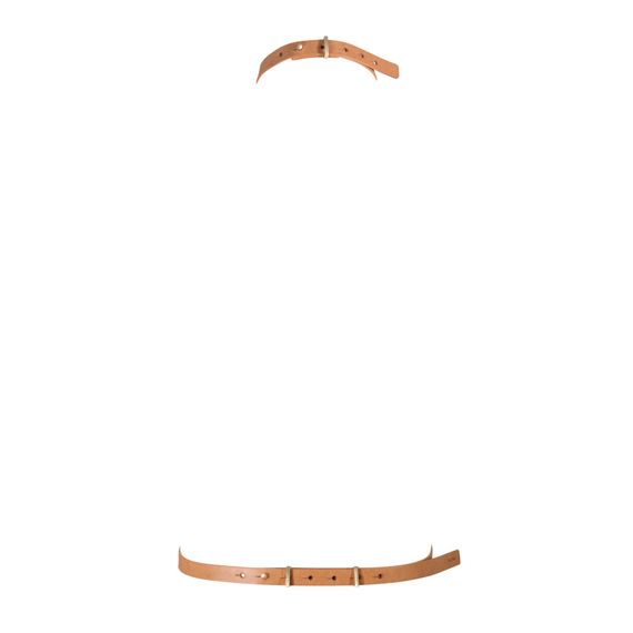 Портупея Bijoux Indiscrets MAZE - I Harness Brown, екошкіра, дуже стильна | Зображення 1