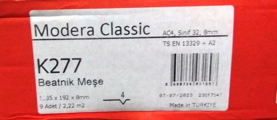 Ламінат KRONO ORIGINAL Modera Clasic K277 Beatnik Mese (1285х192хх8 мм, 2,22 кв.м) | Зображення 2