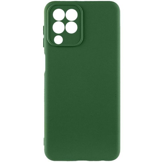 Чохол TPU GETMAN Liquid Silk Full Camera для Samsung Galaxy M33 5G Зелений / Dark green