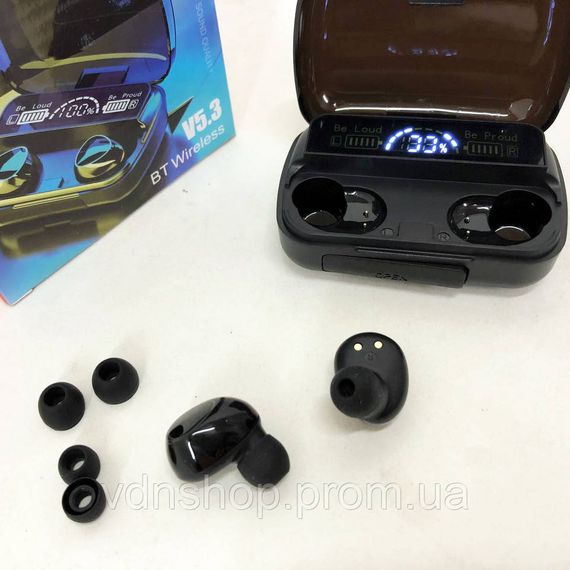 Блютуз беспроводные наушники затычки, Сенсорные беспроводные наушники Блютуз с микрофоном OF-35 | Зображення 7