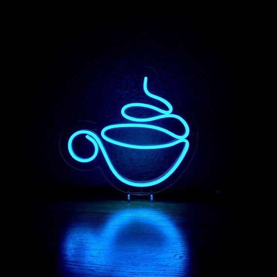 Неоновий світильник Горнятко кави 300х300 acr-n000006 | Зображення 1