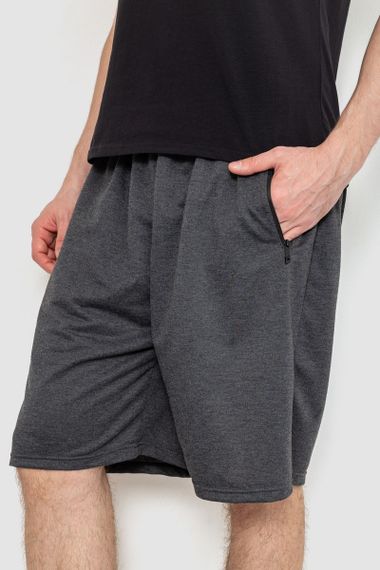 Шорти чоловічі, колір темно-сірий, 244R6593 | Зображення 2