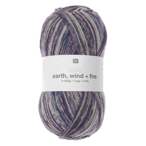 Rico Design Socks Earth + Wind + Fire, 02 - Sky | Зображення 1