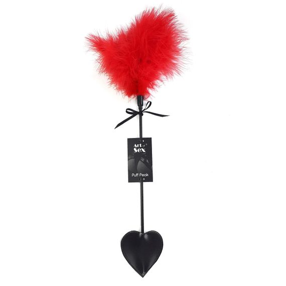 Лоскітка зі шльопалкою Піка Art of Sex – Puff Peak, червона sexstyle | Зображення 3