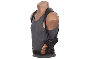 Кобура Револьвера 2,5" оперативна +поясна +скритого з кліпсою внутрішньобрючного носіння під револьвер Флобера, шкіряна MAS