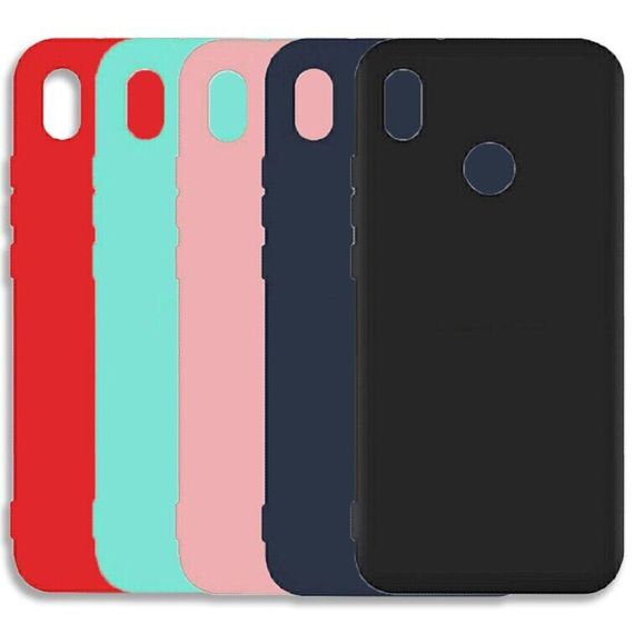 Чохол Candy Silicone для Huawei P20 lite колір Чорний | Зображення 2