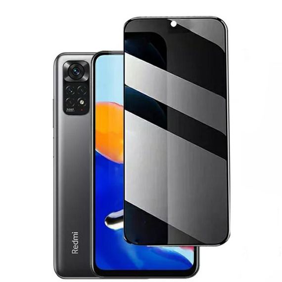 Захисне скло Privacy Glass антишпигун для Xiaomi Redmi Note 11 4G / 11s / Note 12s