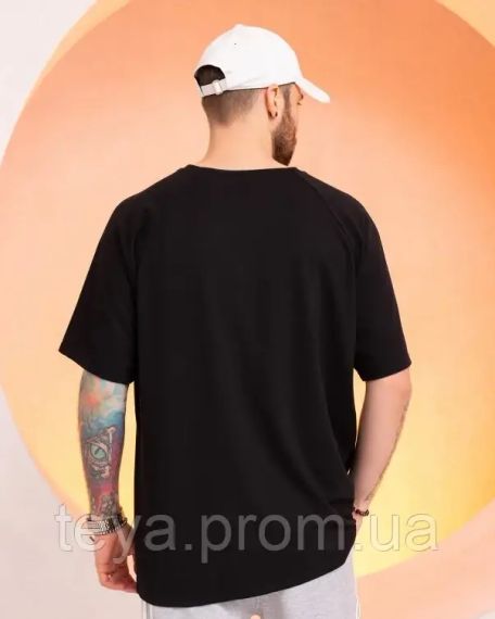 Футболка для чоловіків колір чорний розміри M, 3XL, L, XL, XXL, S FI_007033 | Зображення 2