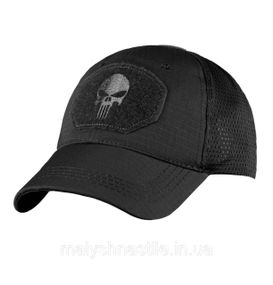 Бейсболка літня «Каратель» Punisher чорний