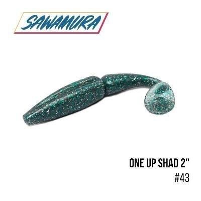 Виброхвост Sawamura One'Up Shad  2" (9шт.) (043)