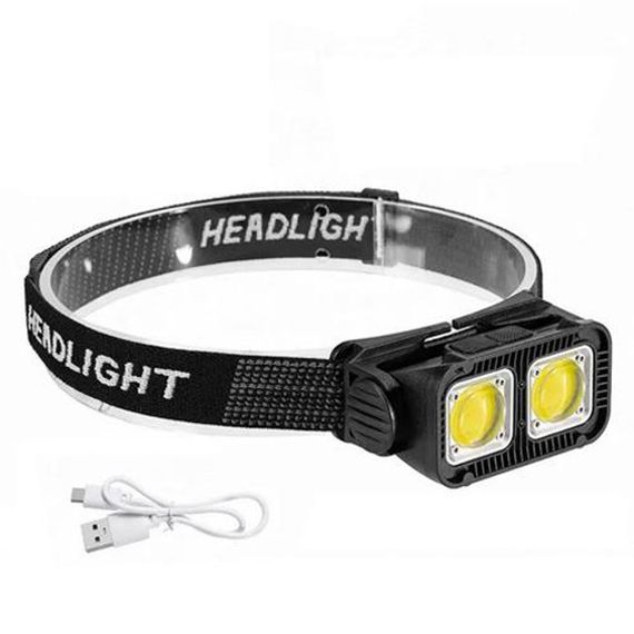 Очень мощный налобный фонарь K372-2COB, Налобный фонарь для сто Компактный DL-48 | Зображення 5